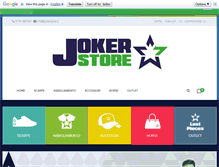 Tablet Screenshot of jokerstore.it